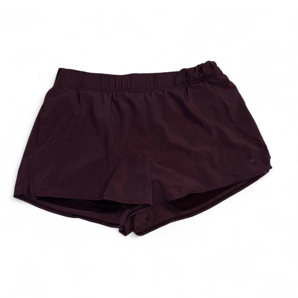 Nike Purple Maroon Athletic Shorts Dri-Fit Women's Size Large